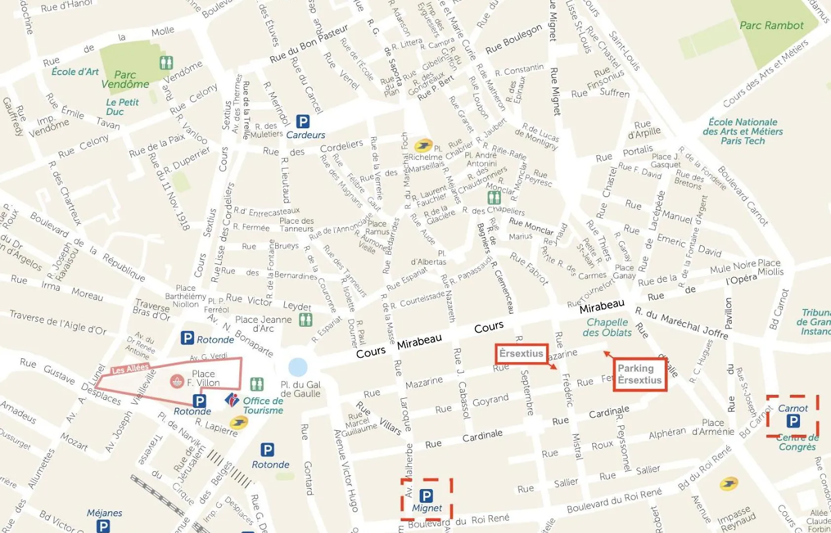 Appartement Èrsextius, SF, Aix-en-Provence
